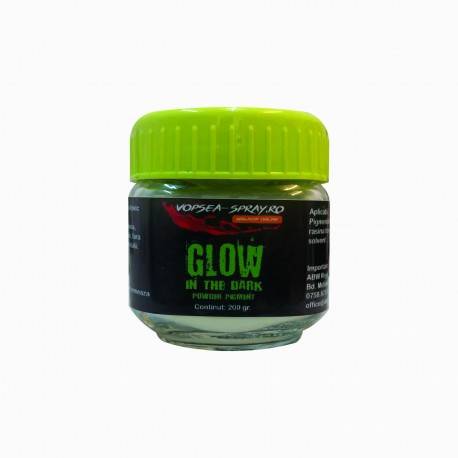 Pigment fosforescent verde Glow In The Dark 200Gr.