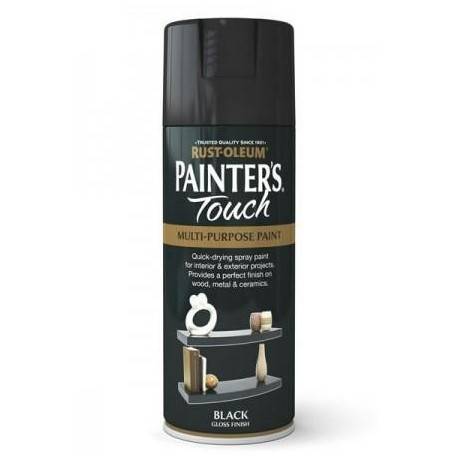 Vopsea Spray Painter’s Touch Negru Lucios / Gloss Black 400ml