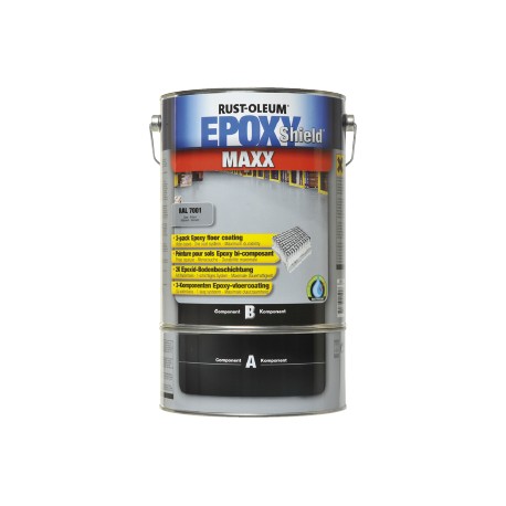 Vopsea Epoxidica Beton MAXX Crem RAL 1015-Trafic Auto 5 Litri