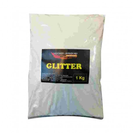 Sclipici Decorativ Alb (Glitter decorativ) 1 Kg