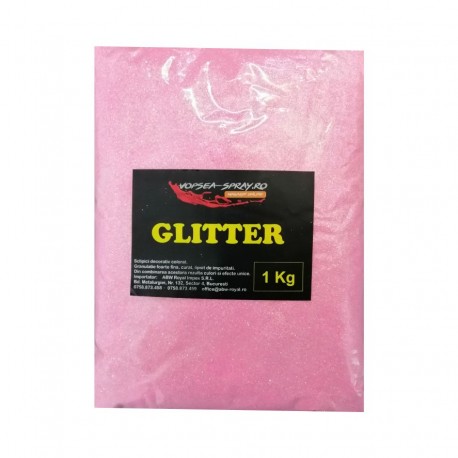 Sclipici Decorativ Roz (Glitter decorativ) 1 Kg