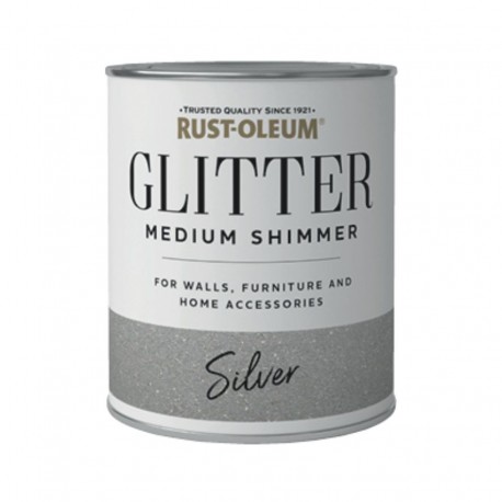 Vopsea Glitter Silver Rust Oleum 750 Gr.