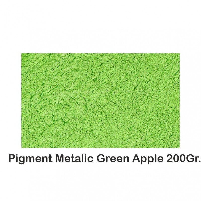 Pigment Metalic Green Apple 200Gr.