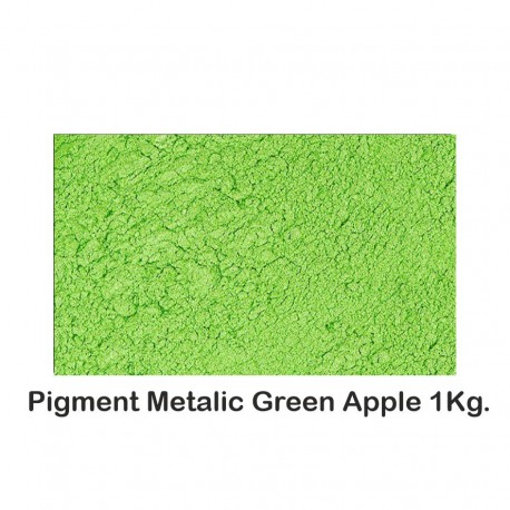 Pigment Metalic Green Apple 1Kg.