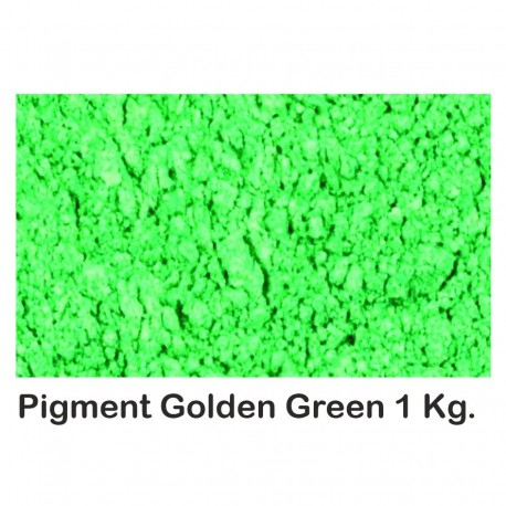 Pigment Metalic Golden Green 1Kg.