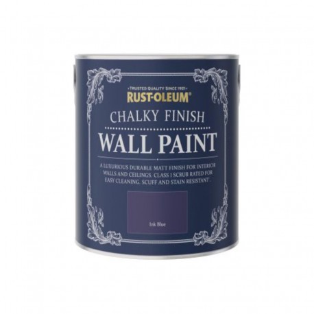 Vopsea Lavabila Chalky Wall Paint Ink Blue 1 Litru
