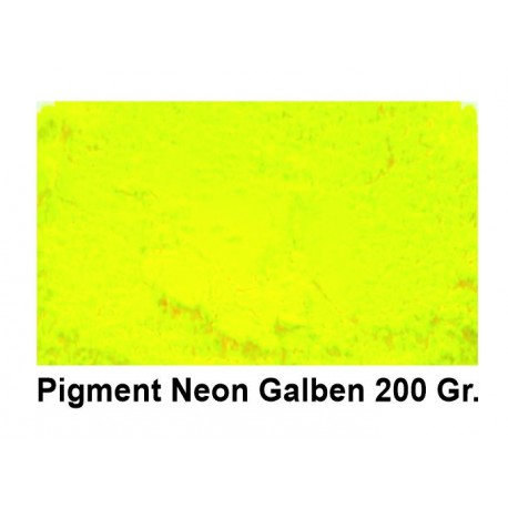 Pigment Neon WG Yellow 200Gr.