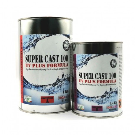 Rasina Epoxidica Super Cast 100 UV Plus 1,4Kg